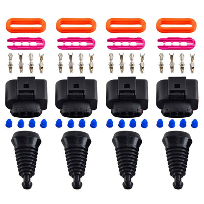 1 Set For Audi A7 3.0T 2016 Car Ignition Coil Connector Repair Kit, Large Size 1J0998724, Large Size