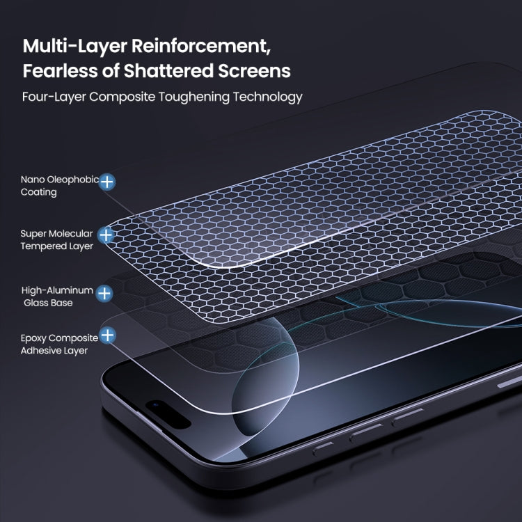 NILLKIN H+Pro 0.2mm 9H Explosion-proof Tempered Glass Film, For iPhone 16 Pro Max, For iPhone 16 Pro, For iPhone 16