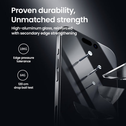 NILLKIN CP+Pro Explosion-proof Tempered Glass Film, For iPhone 16 Pro Max, For iPhone 16 Pro, For iPhone 16 Plus, For iPhone 16, For iPhone 15 Pro Max