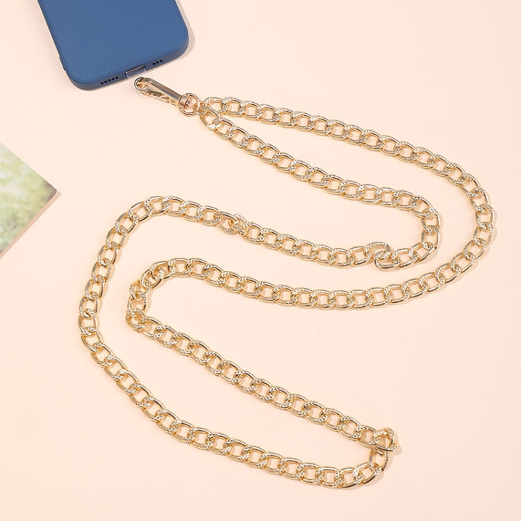 Metal Chain Crossbody Chain Phone Lanyard with Clip,Length: 1.25m