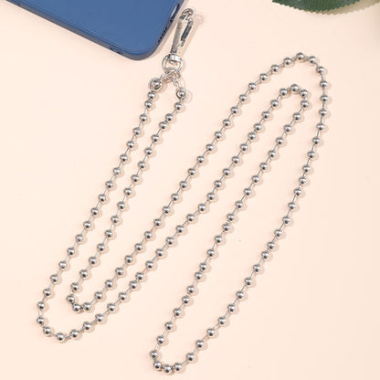 Metal Chain Crossbody Chain Phone Lanyard with Clip,Length: 1.25m