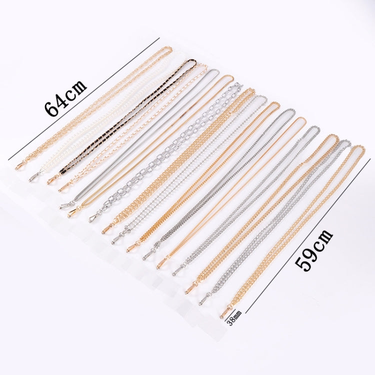 Metal Chain Crossbody Chain Phone Lanyard with Clip,Length: 1.25m