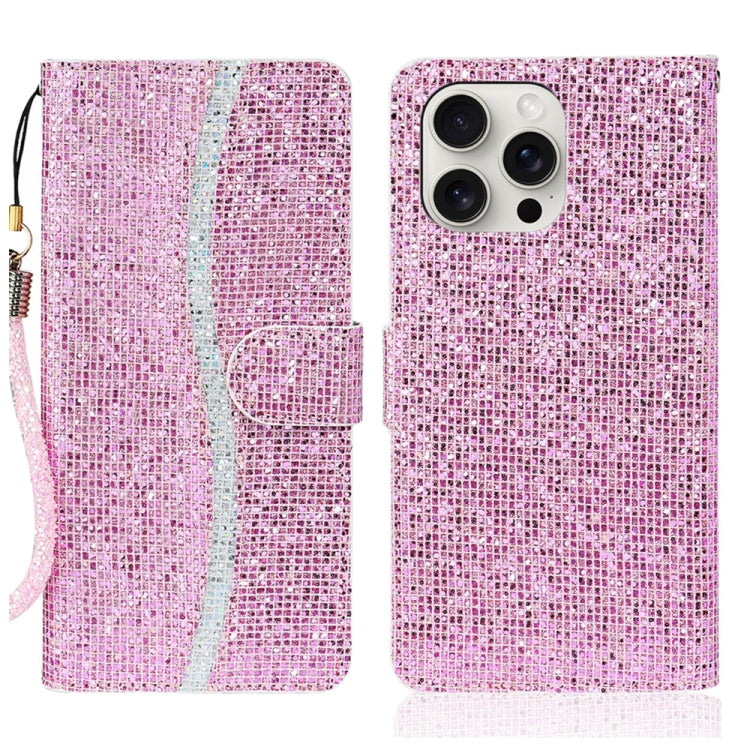Glitter Powder Filp Leather Phone Case