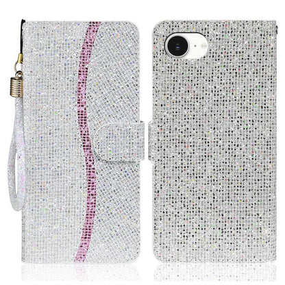 Glitter Powder Filp Leather Phone Case, For iPhone 17e / 16e, For iPhone 17 Pro Max, For iPhone 17 Pro, For iPhone 17, For iPhone Air, For iPhone 16 Pro Max, For iPhone 16 Pro, For iPhone 16 Plus, For iPhone 16, For iPhone 15 Pro Max, For iPhone 15 Pro...