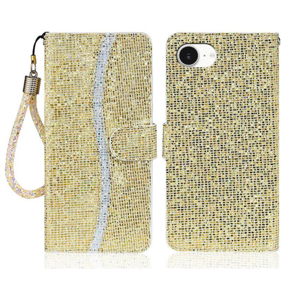 Glitter Powder Filp Leather Phone Case, For iPhone 17e / 16e, For iPhone 17 Pro Max, For iPhone 17 Pro, For iPhone 17, For iPhone Air, For iPhone 16 Pro Max, For iPhone 16 Pro, For iPhone 16 Plus, For iPhone 16, For iPhone 15 Pro Max, For iPhone 15 Pro...