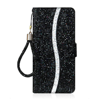 Glitter Powder Filp Leather Phone Case, For iPhone 18 Pro / 17 Pro, For iPhone 18 Pro Max / 17 Pro Max, For iPhone 17e / 16e, For iPhone 17, For iPhone Air, For iPhone 16 Pro Max, For iPhone 16 Pro, For iPhone 16 Plus, For iPhone 16, For iPhone 15 Pro ...