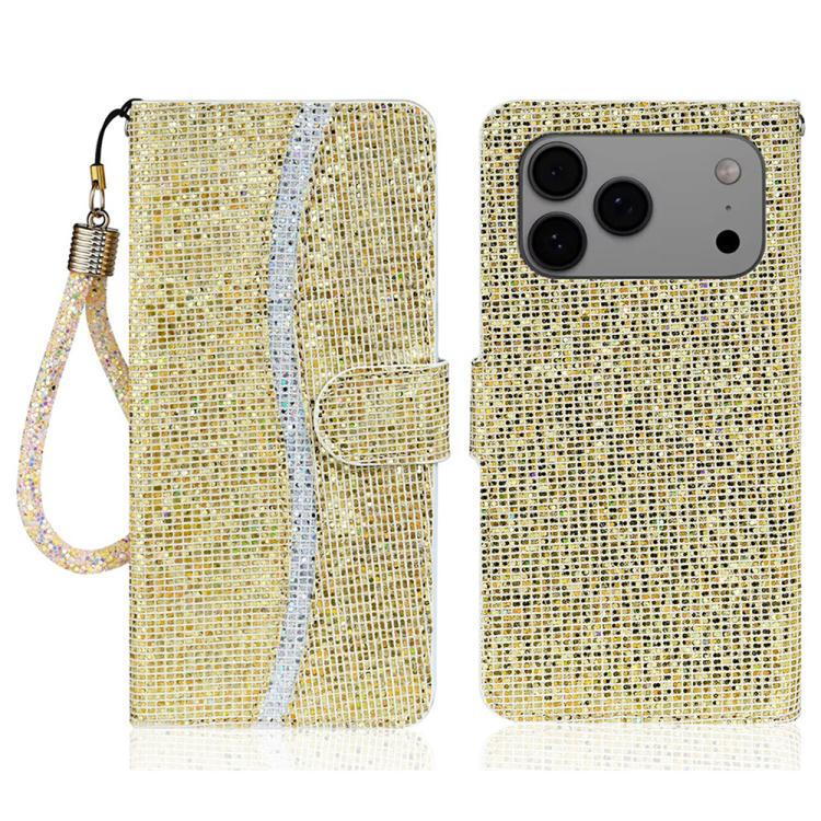Glitter Powder Filp Leather Phone Case, For iPhone 17e / 16e, For iPhone 17 Pro Max, For iPhone 17 Pro, For iPhone 17, For iPhone Air, For iPhone 16 Pro Max, For iPhone 16 Pro, For iPhone 16 Plus, For iPhone 16, For iPhone 15 Pro Max, For iPhone 15 Pro...