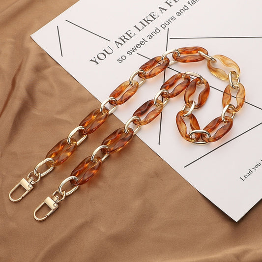 L203 Acrylic Resin Chain Phone Lanyard With Gasket, L203-JS-40cm, L203-JS-60cm, L203-MS-40cm, L203-MS-60cm, L203-A2-JS-60cm, L203-A2-MS-40cm, L203-A2-2LS-40cm, L203-A2-2LS-60cm