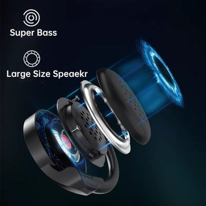 T&G A23 Binaural Hanging Neck Sports TWS Wireless Bluetooth Earphone