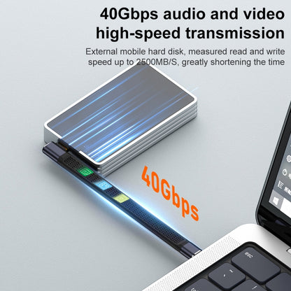 240W 40Gbps USB-C / Type-C Male to USB-C / Type-C Male Flexible Board Data Cable, Type-C Male to Type-C Male Side Bend, Type-C Male to Type-C Male 3D Bend, Type-C Male to Type-C Male Middle Bend