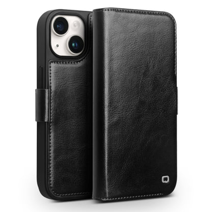 QIALINO Classic 103 Buckle Genuine Leather Phone Case, For iPhone 17e / 16e, For iPhone 17 Pro Max, For iPhone 17 Pro, For iPhone 17, For iPhone Air, For iPhone 15 Pro Max, For iPhone 15 Plus