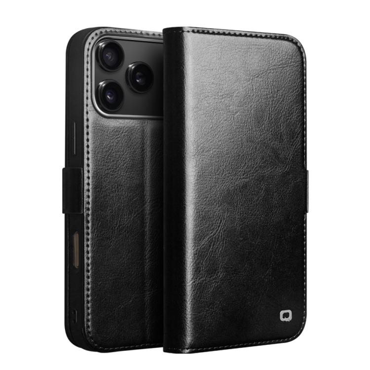 QIALINO Classic 103 Buckle Genuine Leather Phone Case