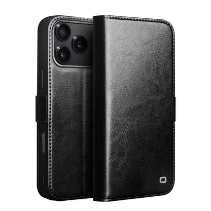 QIALINO Classic 103 Buckle Genuine Leather Phone Case
