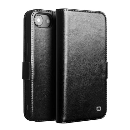 QIALINO Classic 103 Buckle Genuine Leather Phone Case, For iPhone 18 Pro, For iPhone 18 Pro Max, For iPhone 17e / 16e, For iPhone 17 Pro Max, For iPhone 17 Pro, For iPhone 17, For iPhone Air, For iPhone 15 Pro Max, For iPhone 15 Plus