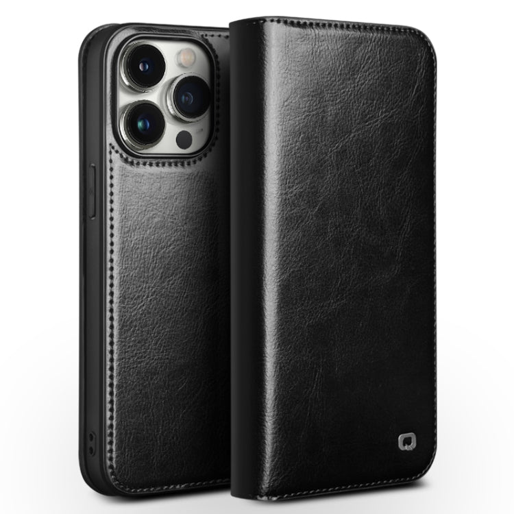QIALINO Classic Genuine Leather Phone Case, For iPhone 18 Pro / 17 Pro, For iPhone 18 Pro Max / 17 Pro Max, For iPhone 16e / 17e, For iPhone 17, For iPhone Air, For iPhone 16 Pro Max, For iPhone 16 Pro, For iPhone 16 Plus, For iPhone 16                ...