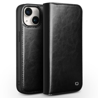 QIALINO Classic Genuine Leather Phone Case, For iPhone 16e / 17e, For iPhone 17 Pro Max, For iPhone 17 Pro, For iPhone 17, For iPhone Air, For iPhone 16 Pro Max, For iPhone 16 Pro, For iPhone 16 Plus, For iPhone 16, For iPhone 15 Pro Max               ...