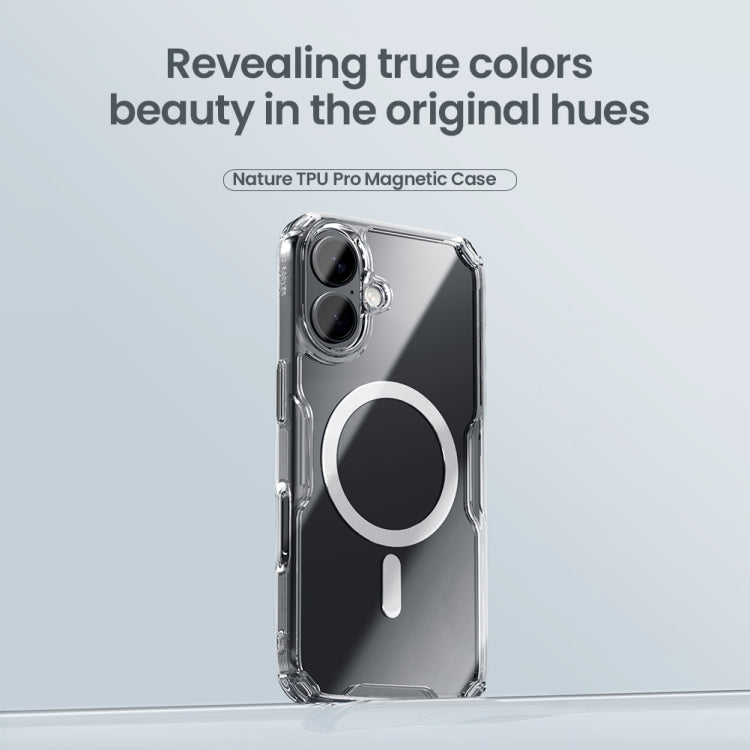 NILLKIN Ultra Clear Magsafe PC + TPU Phone Case, For iPhone 16 Pro Max, For iPhone 16 Pro, For iPhone 16 Plus, For iPhone 15 Plus, For iPhone 15