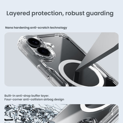 NILLKIN Ultra Clear Magsafe PC + TPU Phone Case, For iPhone 16 Pro Max, For iPhone 16 Pro, For iPhone 16 Plus, For iPhone 15 Plus, For iPhone 15