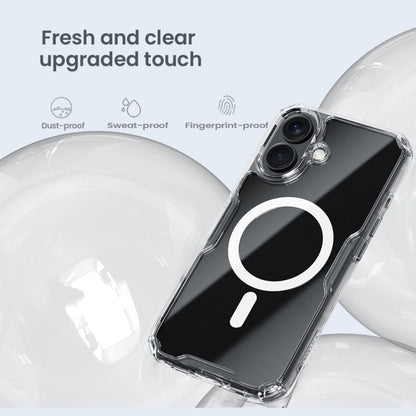 NILLKIN Ultra Clear Magsafe PC + TPU Phone Case, For iPhone 16 Pro Max, For iPhone 16 Pro, For iPhone 16 Plus, For iPhone 15 Plus, For iPhone 15