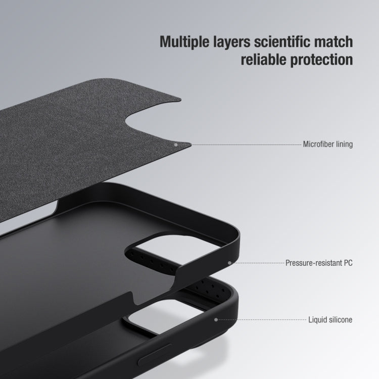 NILLKIN CamShield Liquid Silicone Phone Case, For iPhone 15 Plus