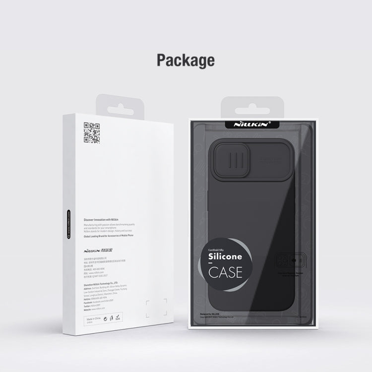 NILLKIN CamShield Liquid Silicone Phone Case, For iPhone 15 Plus