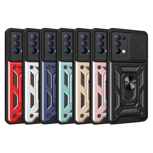 Sliding Camera Cover Design TPU+PC Phone Case, For OPPO Reno5 4G / 5G, For OPPO A79 5G Global