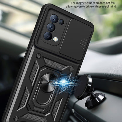 Sliding Camera Cover Design TPU+PC Phone Case, For OPPO Reno5 4G / 5G, For OPPO A79 5G Global