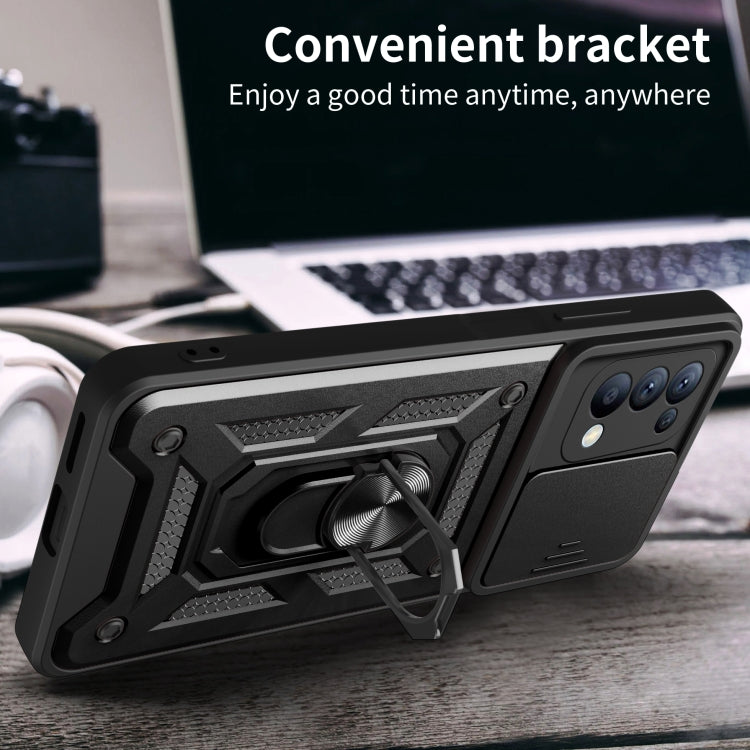 Sliding Camera Cover Design TPU+PC Phone Case, For OPPO Reno5 4G / 5G, For OPPO A79 5G Global