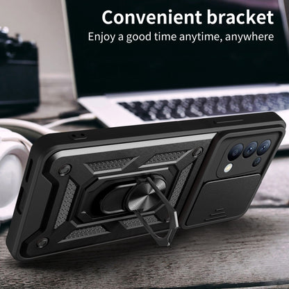 Sliding Camera Cover Design TPU+PC Phone Case, For OPPO Reno5 4G / 5G, For OPPO A79 5G Global