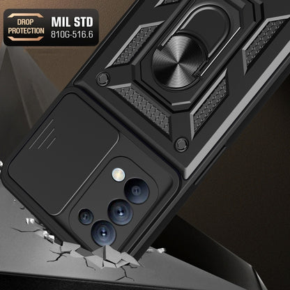Sliding Camera Cover Design TPU+PC Phone Case, For OPPO Reno5 4G / 5G, For OPPO A79 5G Global