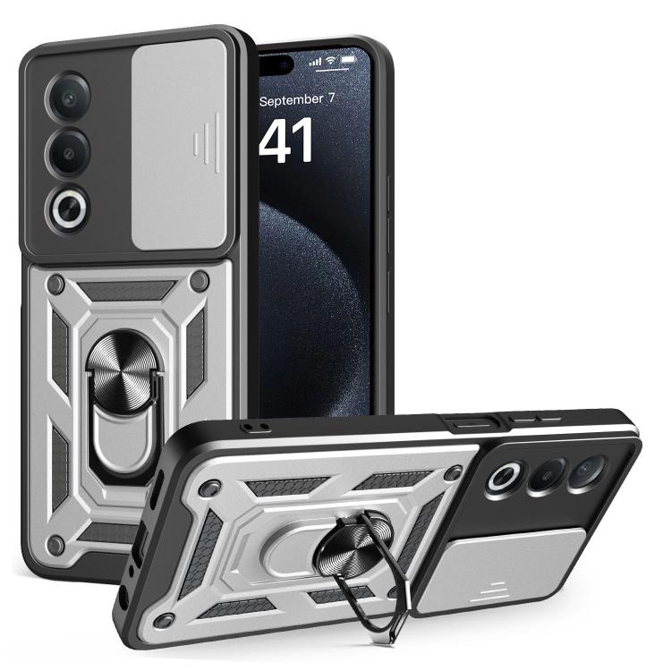 Sliding Camera Cover Design TPU+PC Phone Case, For OPPO F29 Pro 5G, For OPPO Reno13 F 4G / 5G, For OPPO Find X8, For OPPO A3x 5G India / A3x 4G, For OPPO A3 Pro 5G India / A80 5G, For OPPO Reno12 F 5G Global, For OPPO Reno12 Pro 5G Global              ...