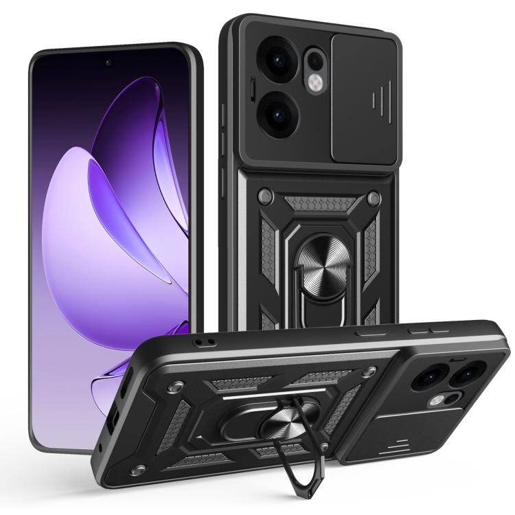 Sliding Camera Cover Design TPU+PC Phone Case, For OPPO F29 Pro 5G, For OPPO Reno13 F 4G / 5G, For OPPO Find X8, For OPPO A3x 5G India / A3x 4G, For OPPO A3 Pro 5G India / A80 5G, For OPPO Reno12 F 5G Global, For OPPO Reno12 Pro 5G Global              ...