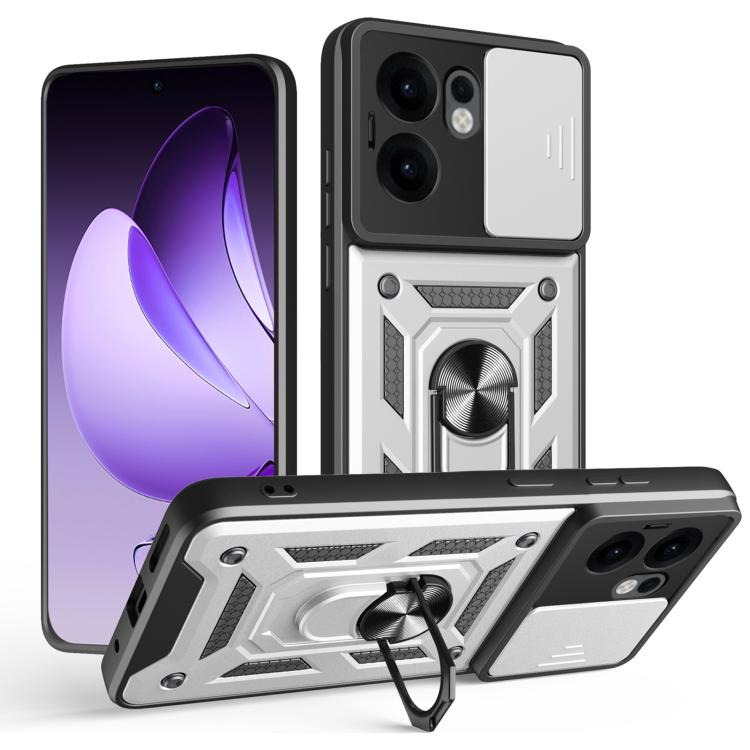 Sliding Camera Cover Design TPU+PC Phone Case, For OPPO F29 Pro 5G, For OPPO Reno13 F 4G / 5G, For OPPO Find X8, For OPPO A3x 5G India / A3x 4G, For OPPO A3 Pro 5G India / A80 5G, For OPPO Reno12 F 5G Global, For OPPO Reno12 Pro 5G Global              ...
