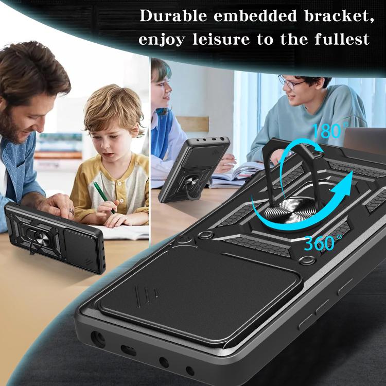 Sliding Camera Cover Design TPU+PC Phone Case, For OPPO F29 Pro 5G, For OPPO Reno13 F 4G / 5G, For OPPO Find X8, For OPPO A3x 5G India / A3x 4G, For OPPO A3 Pro 5G India / A80 5G, For OPPO Reno12 F 5G Global, For OPPO Reno12 Pro 5G Global              ...
