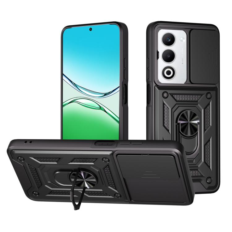 Sliding Camera Cover Design TPU+PC Phone Case, For OPPO A5 5G Global, For OPPO Reno14 5G Global, For OPPO F29 Pro 5G, For OPPO Reno13 F 4G / 5G, For OPPO Find X8, For OPPO A3x 5G India / A3x 4G, For OPPO A3 Pro 5G India / A80 5G                        ...
