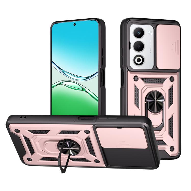 Sliding Camera Cover Design TPU+PC Phone Case, For OPPO A5 5G Global, For OPPO Reno14 5G Global, For OPPO F29 Pro 5G, For OPPO Reno13 F 4G / 5G, For OPPO Find X8, For OPPO A3x 5G India / A3x 4G, For OPPO A3 Pro 5G India / A80 5G                        ...