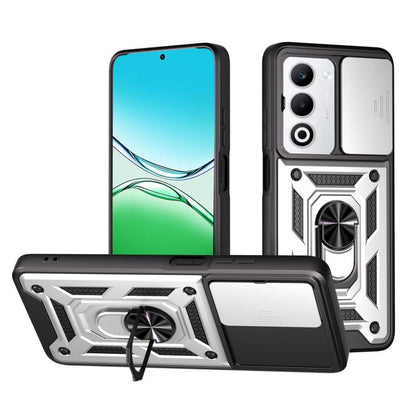 Sliding Camera Cover Design TPU+PC Phone Case, For OPPO A5 5G Global, For OPPO Reno14 5G Global, For OPPO F29 Pro 5G, For OPPO Reno13 F 4G / 5G, For OPPO Find X8, For OPPO A3x 5G India / A3x 4G, For OPPO A3 Pro 5G India / A80 5G                        ...
