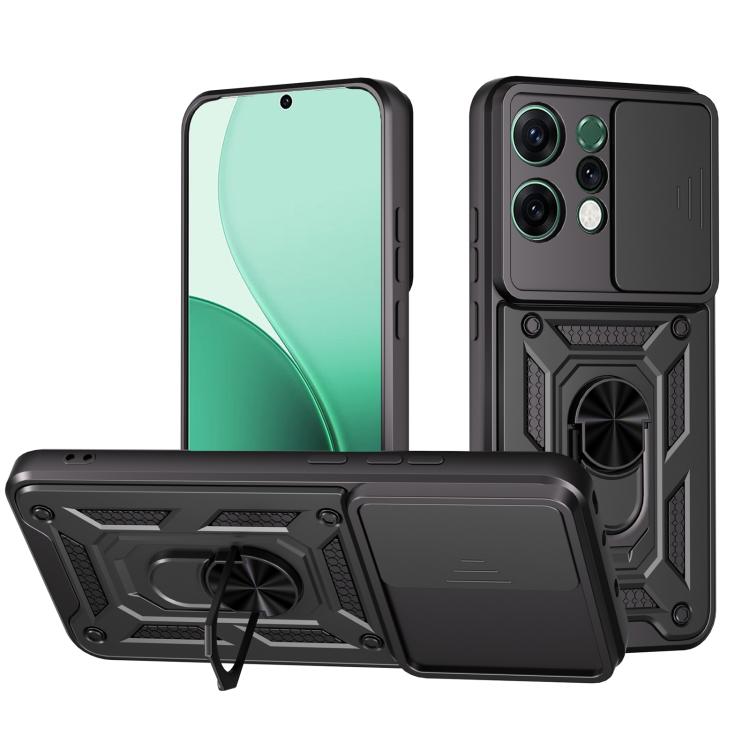 Sliding Camera Cover Design TPU+PC Phone Case, For OPPO A5 5G Global, For OPPO Reno14 5G Global, For OPPO F29 Pro 5G, For OPPO Reno13 F 4G / 5G, For OPPO Find X8, For OPPO A3x 5G India / A3x 4G, For OPPO A3 Pro 5G India / A80 5G                        ...