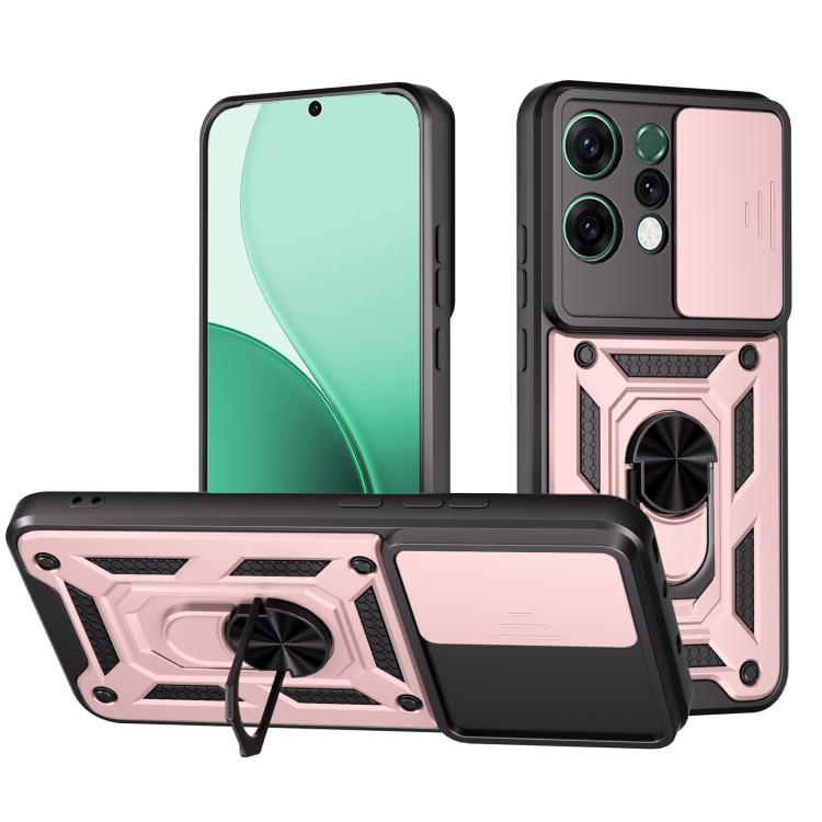 Sliding Camera Cover Design TPU+PC Phone Case, For OPPO A5 5G Global, For OPPO Reno14 5G Global, For OPPO F29 Pro 5G, For OPPO Reno13 F 4G / 5G, For OPPO Find X8, For OPPO A3x 5G India / A3x 4G, For OPPO A3 Pro 5G India / A80 5G                        ...