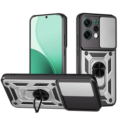 Sliding Camera Cover Design TPU+PC Phone Case, For OPPO A5 5G Global, For OPPO Reno14 5G Global, For OPPO F29 Pro 5G, For OPPO Reno13 F 4G / 5G, For OPPO Find X8, For OPPO A3x 5G India / A3x 4G, For OPPO A3 Pro 5G India / A80 5G                        ...