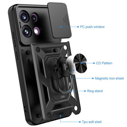 Sliding Camera Cover Design TPU+PC Phone Case, For OPPO Reno16 F 5G Global, For OPPO Reno16 5G Global, For OPPO Find X9 Ultra, For OPPO Reno15 F 5G / Reno 15c 5G Global, For OPPO A6x 4G Global, For OPPO A6x 5G Global, For OPPO Reno15 Pro 5G Global     ...