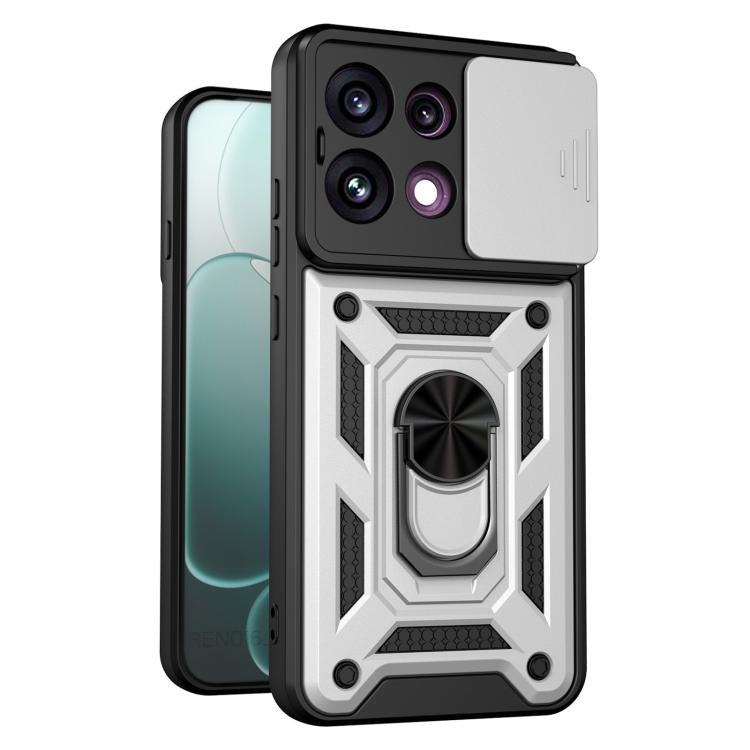 Sliding Camera Cover Design TPU+PC Phone Case, For OPPO Reno16 F 5G Global, For OPPO Reno16 5G Global, For OPPO Find X9 Ultra, For OPPO Reno15 F 5G / Reno 15c 5G Global, For OPPO A6x 4G Global, For OPPO A6x 5G Global, For OPPO Reno15 Pro 5G Global     ...