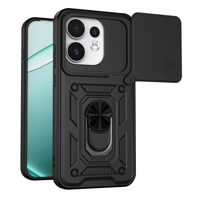 Sliding Camera Cover Design TPU+PC Phone Case, For OPPO Reno16 F 5G Global, For OPPO Reno16 5G Global, For OPPO Find X9 Ultra, For OPPO Reno15 F 5G / Reno 15c 5G Global, For OPPO A6x 4G Global, For OPPO A6x 5G Global, For OPPO Reno15 Pro 5G Global     ...