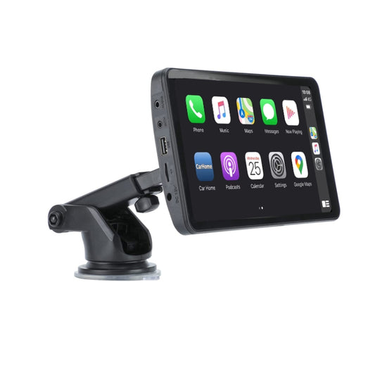 شاشة عرض ذكية محمولة للسيارة X70-1 مقاس 7 بوصات بتقنية IPS، تدعم نظامي Carplay وAndroid Auto، بدون كاميرا خلفية.