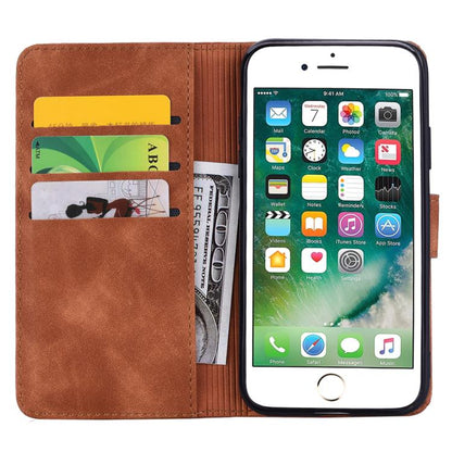 Mandala Embossed Dual-Fold Calf Leather Phone Case, For iPhone 17e / 16e, For iPhone 17 Pro Max, For iPhone 17 Pro, For iPhone 17, For iPhone Air, For iPhone 16 Pro, For iPhone 16 Pro Max, For iPhone 16 Plus, For iPhone 16, For iPhone 15 Pro Max       ...