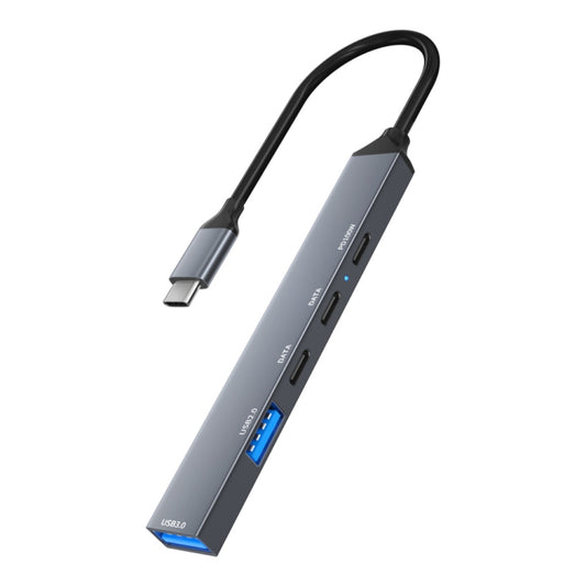 Station d'accueil multifonctionnelle USB-C / Type-C ADS-809 PD 100W 5 en 1, PD 100W 5 en 1
