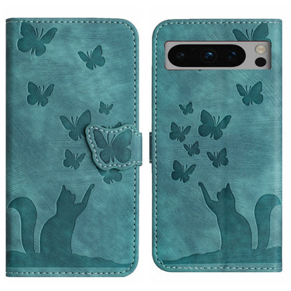 Butterfly Cat Embossing Flip Leather Phone Case, For Google Pixel 11 Pro XL, For Google Pixel 11 / 11 Pro, For Google Pixel 10a, For Google Pixel 9 Pro XL / 10 Pro XL, For Google Pixel 9 / 10 Pro, For Google Pixel 8 Pro, For Google Pixel 8             ...