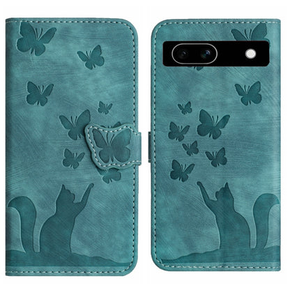Butterfly Cat Embossing Flip Leather Phone Case, For Google Pixel 11 Pro XL, For Google Pixel 11 / 11 Pro, For Google Pixel 10a, For Google Pixel 9 Pro XL / 10 Pro XL, For Google Pixel 9 / 10 Pro, For Google Pixel 8 Pro, For Google Pixel 8             ...