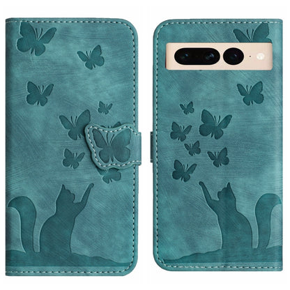 Butterfly Cat Embossing Flip Leather Phone Case, For Google Pixel 11 Pro XL, For Google Pixel 11 / 11 Pro, For Google Pixel 10a, For Google Pixel 9 Pro XL / 10 Pro XL, For Google Pixel 9 / 10 Pro, For Google Pixel 8 Pro, For Google Pixel 8             ...
