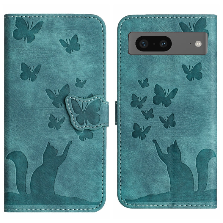 Butterfly Cat Embossing Flip Leather Phone Case, For Google Pixel 11 Pro XL, For Google Pixel 11 / 11 Pro, For Google Pixel 10a, For Google Pixel 9 Pro XL / 10 Pro XL, For Google Pixel 9 / 10 Pro, For Google Pixel 8 Pro, For Google Pixel 8             ...